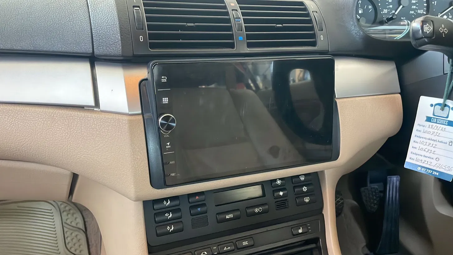BMW E46 — CarPlay / Android touchscreen head unit install