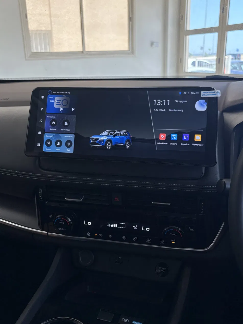 Nissan X-Trail — Android head unit with wireless CarPlay & Android Auto